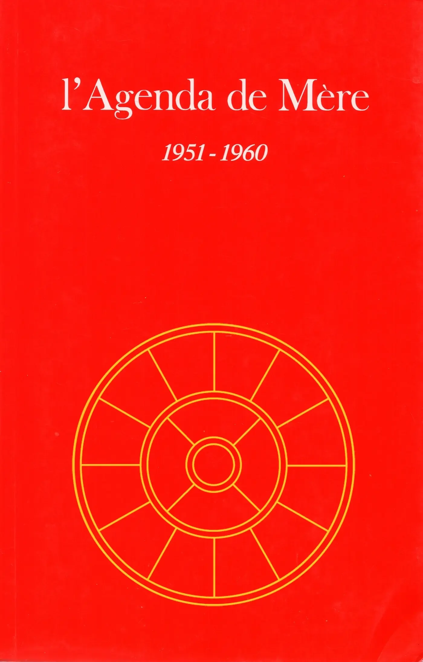 Couverture de l'Agenda de Mère