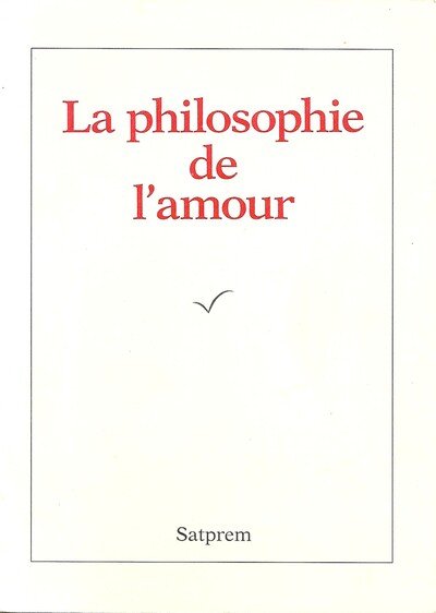 La Philosophie de l'amour